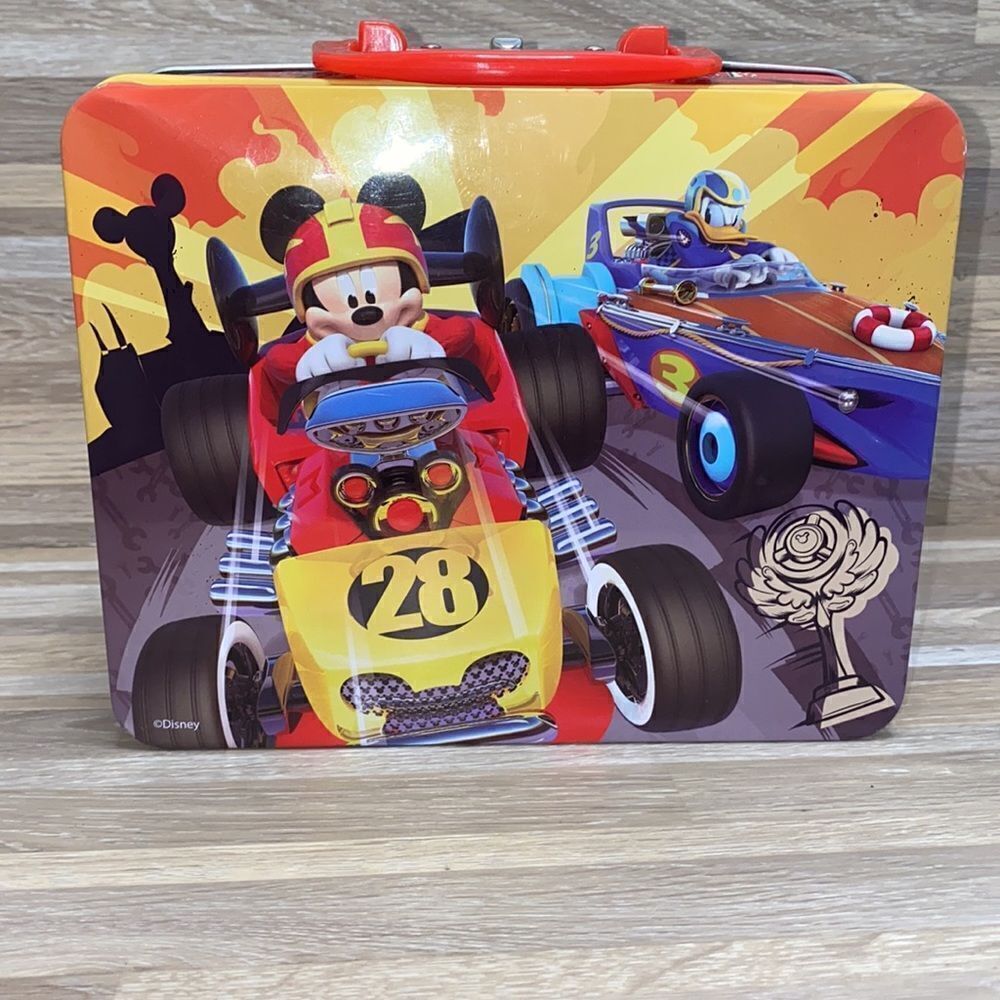 Mickey and Roadster Racers lunch box Disney junior kids travel toy box - Picture 7 of 10